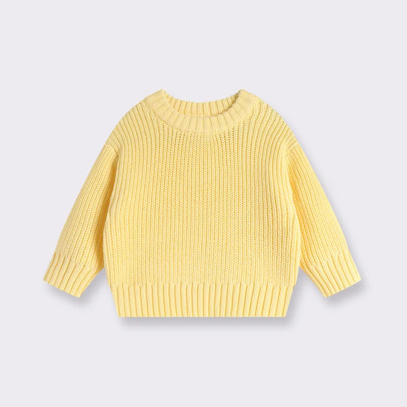SoHo Kids Crewneck Ribbed Knit Sweater