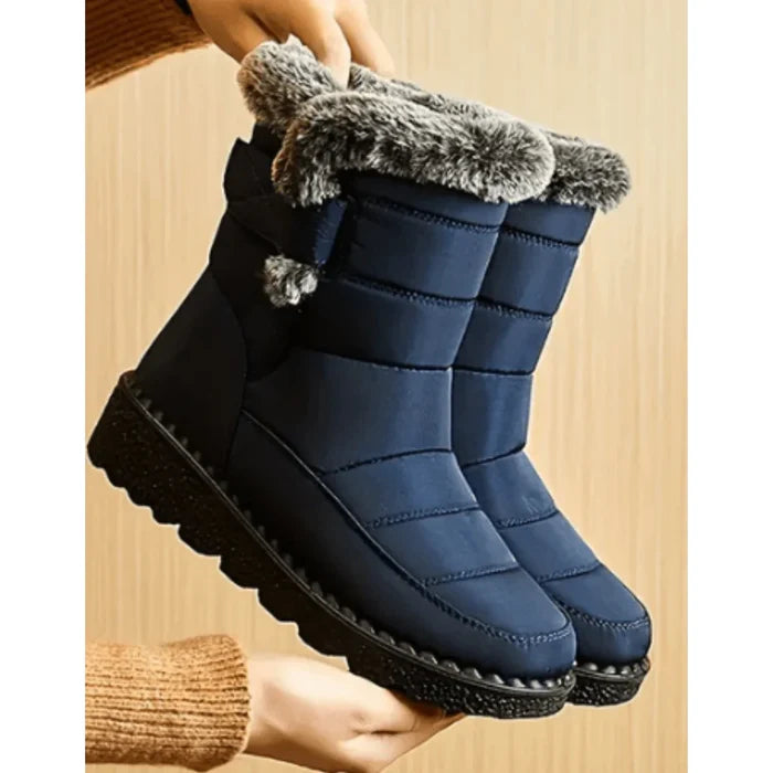 Women's Waterproof Winter Boots with Faux Fur Lining