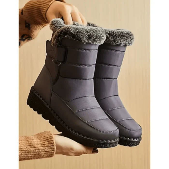 Women's Waterproof Winter Boots with Faux Fur Lining